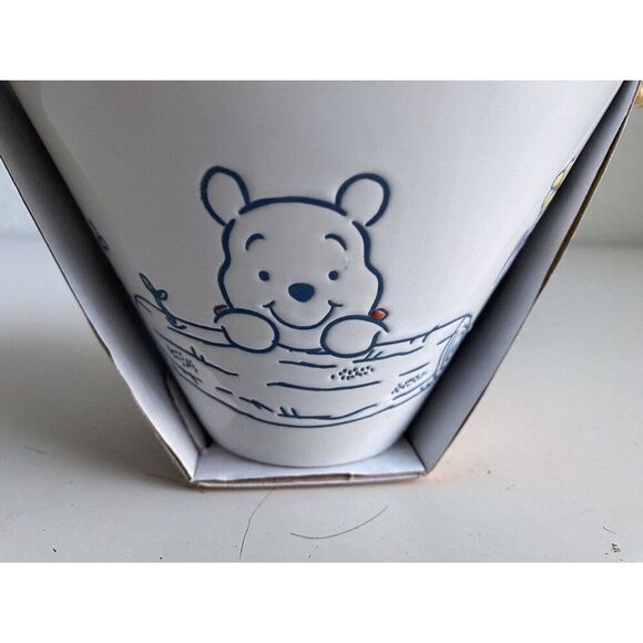 Disney Winnie The Pooh Hunny Time Engraved Ramen Noodle Bowl Chopsticks NEW - Picture 3 of 9